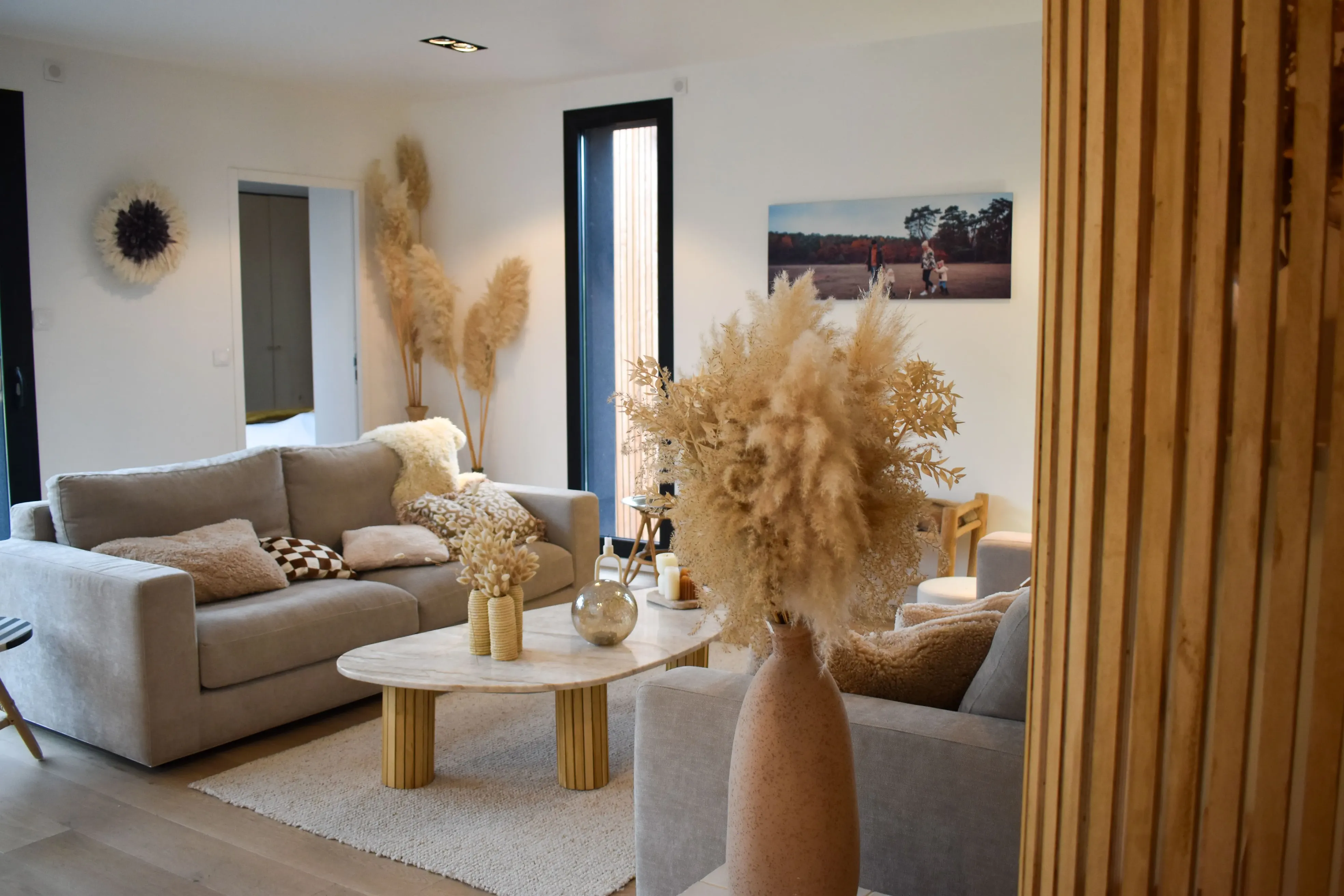 Univers contemporain salon en bois Maison Charlet  fabricants sur-mesure à Saint André-lez-Lille
